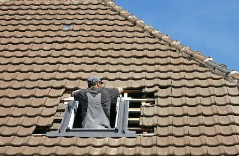 Pose de velux - Le Lesme